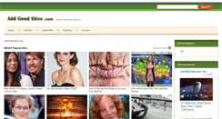 Desktop Screenshot of addgoodsites.com